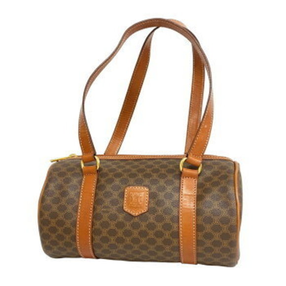 Celine Shoulder Bag Macadam Brown - Picture 1 of 9